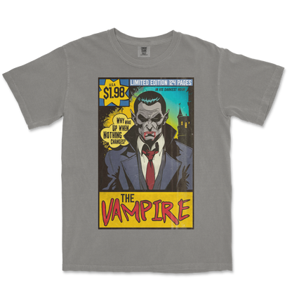 Comfort Colors T-Shirt Sad Vampire in Grey