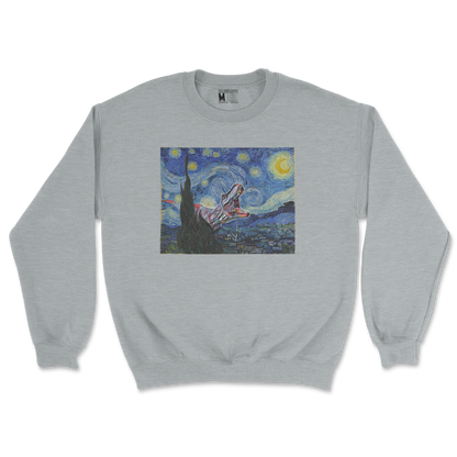 Gildan SoftStyle Crew Neck Van Gogh but Cooler in Sports Grey