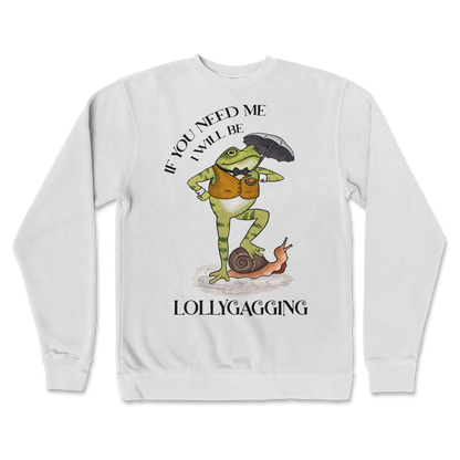 Independent Clothing Co. Crew Neck Lollygagging  in white