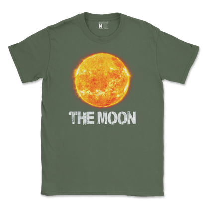 Heavy Blend T-Shirt the moon in MilitaryGreen