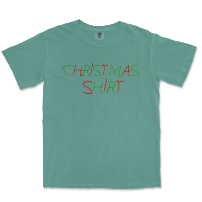 Comfort Colors T-Shirt Christmas Shirt in Light-Green