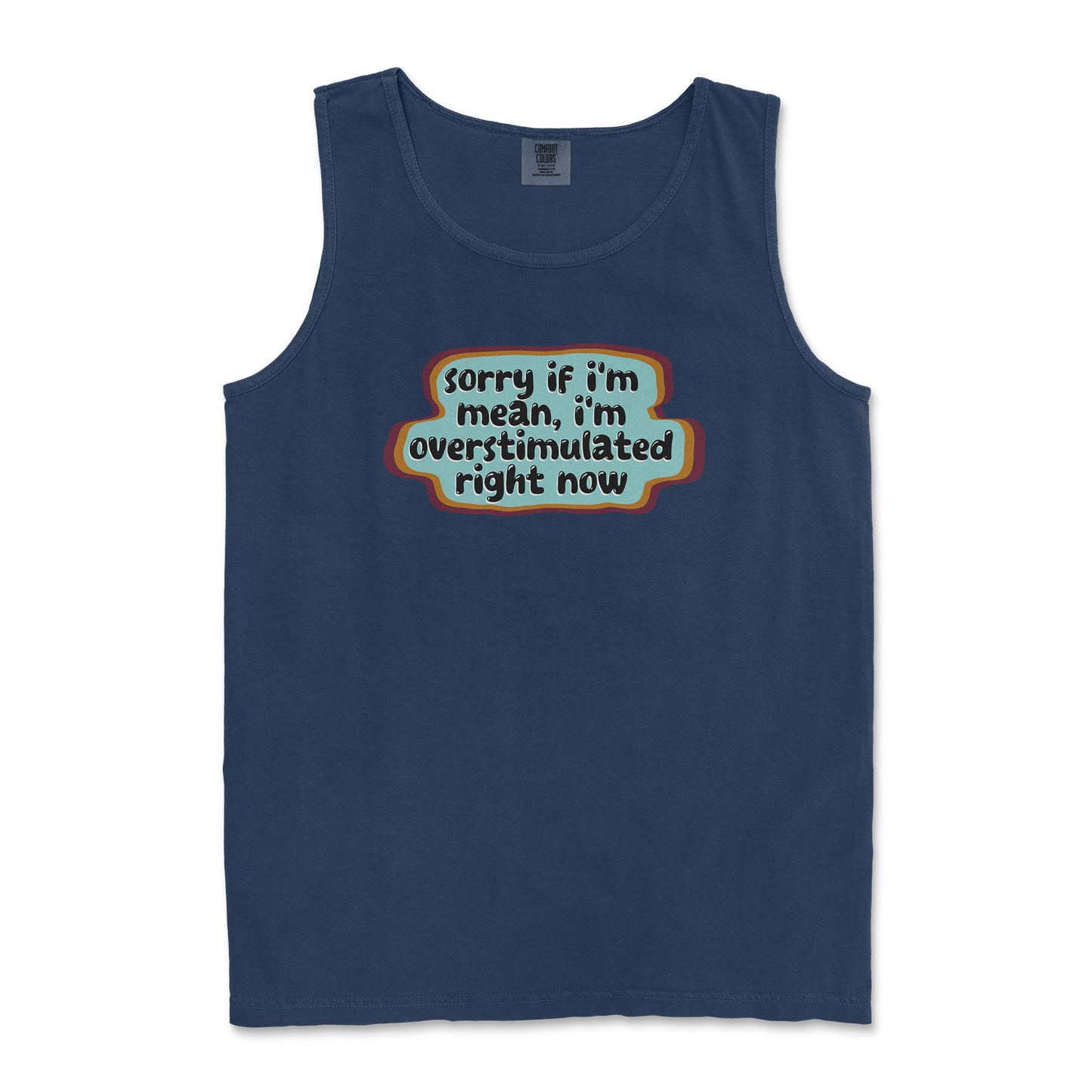 Comfort Colors Tank Top in TrueNavy