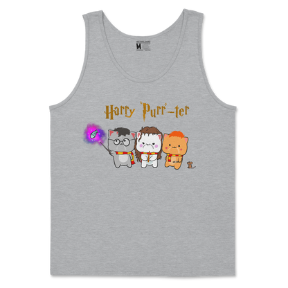 Gildan SoftStyle Tank Top Harry Purrter in Sports Grey