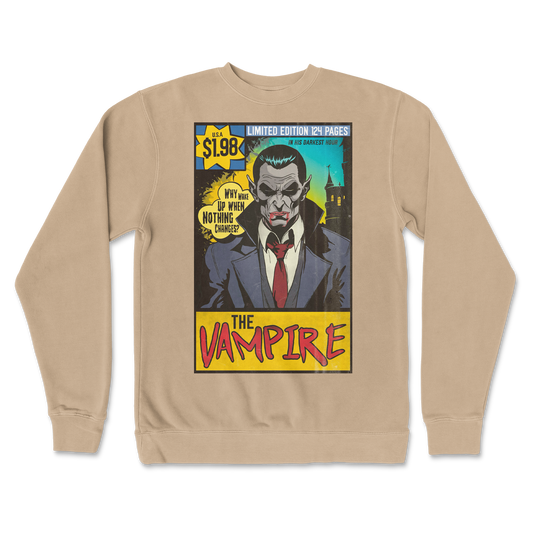 Independent Clothing Co. Crew Neck Sad Vampire in Sandstone