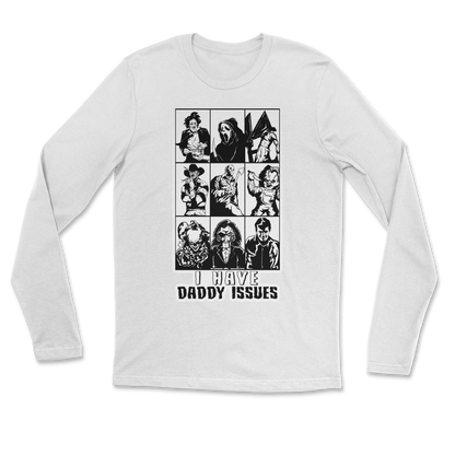 The Nice Shirt Long Sleeve Daddy Issues  in White