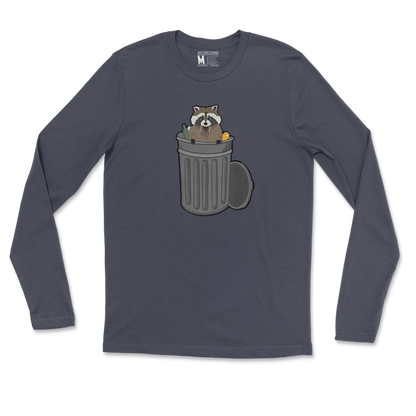 Gildan SoftStyle Long Sleeve Trash Panda Enthusiast in Navy