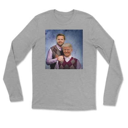 The Nice Shirt Long Sleeve Step Brothers  in Heather-Gray