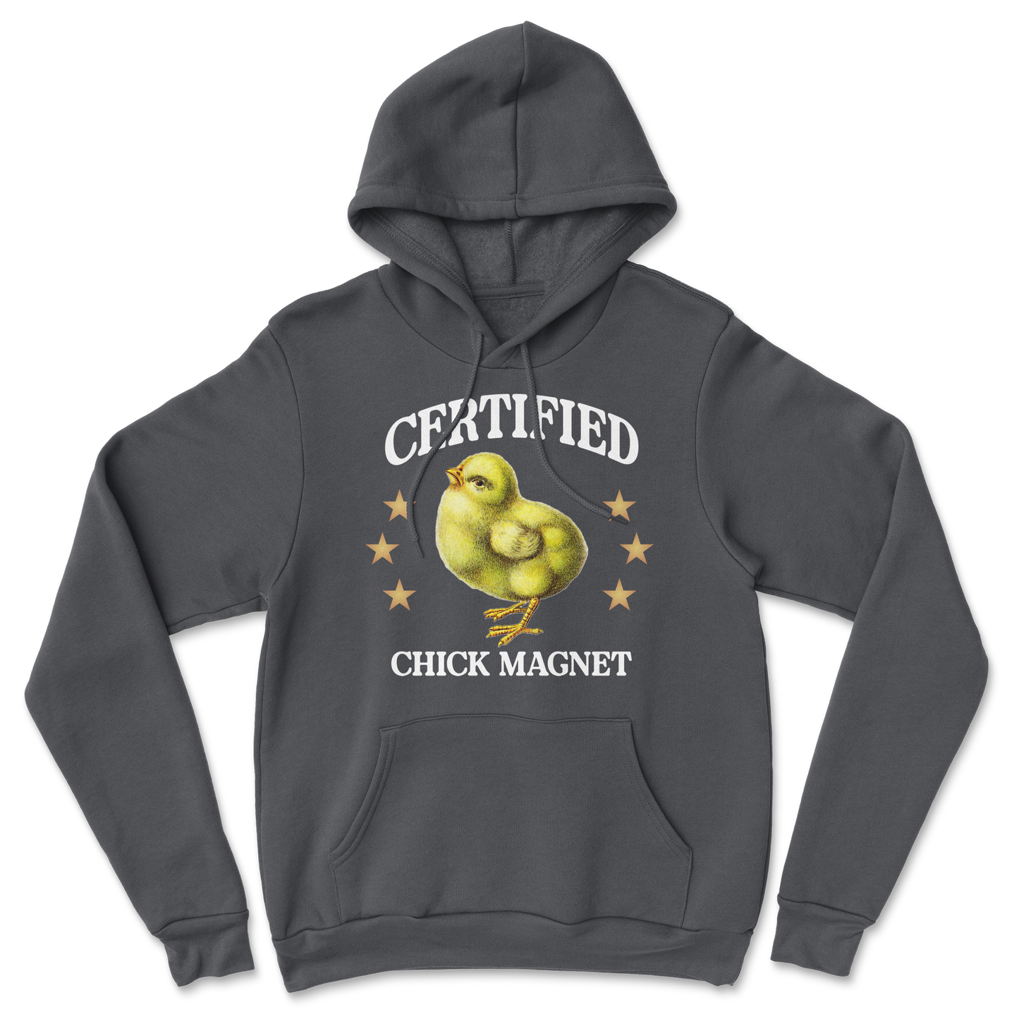 Heavy Blend Hoodie Chick Magnet in Black