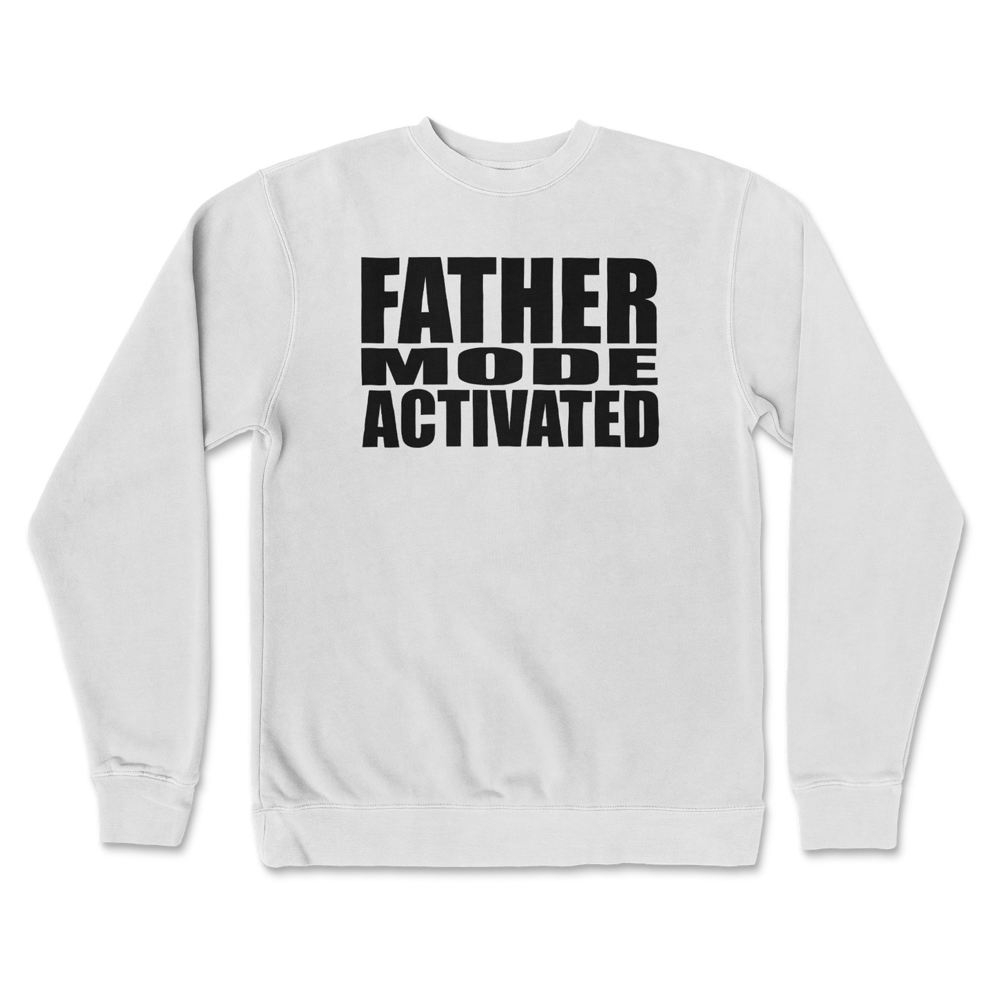 Independent Clothing Co. Crew Neck Father Mode Activated in White