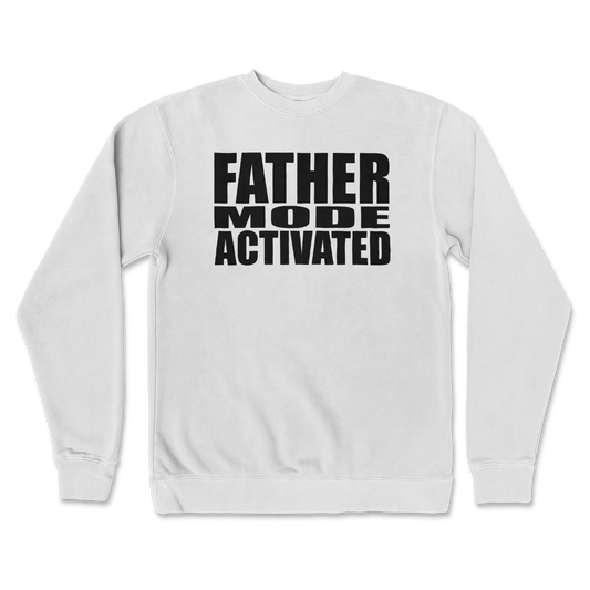 Independent Clothing Co. Crew Neck Father Mode Activated in White