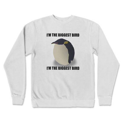 Independent Clothing Co. Crew Neck I Am The Biggets Bird in White