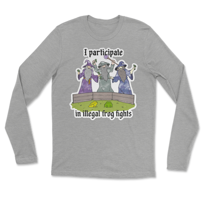 The Nice Shirt Long Sleeve Wizard Activities  in Grey-Heather