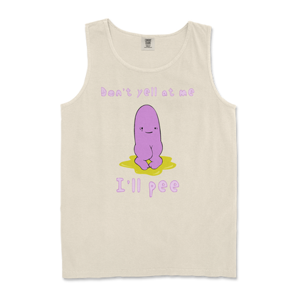 Comfort Colors Tank Top Dont Yell 2 in Ivory