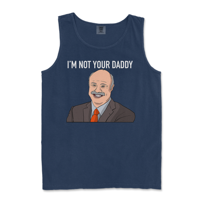 Comfort Colors Tank Top Daddy Phil in TrueNavy