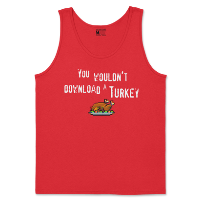 Gildan SoftStyle Tank Top Downloadable Turkey  in Red