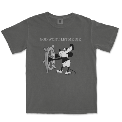 Comfort Colors T-Shirt God Wont Let Me Die in Pepper