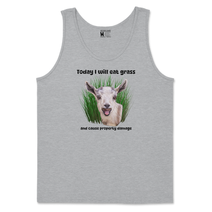 Gildan SoftStyle Tank Top Crazy Goat  in Sport-Grey