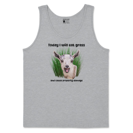 Gildan SoftStyle Tank Top Crazy Goat  in Sport-Grey