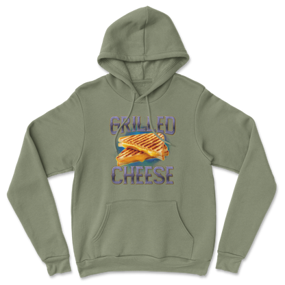 The Nice Shirt Hoodie Grilled Cheese  in Military-Green