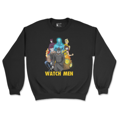 Gildan SoftStyle Crew Neck Watch Men in Black