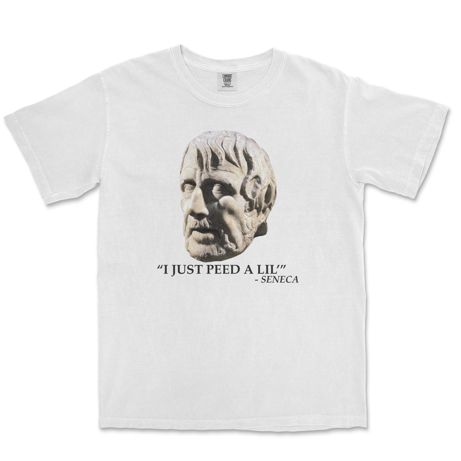 Comfort Colors T-Shirt Seneca Pee in White