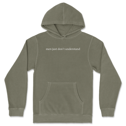 Independent Clothing Co. Hoodie Men Dont Understand in Olive