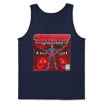 The Nice Shirt Tank Top Hemorrhoid Destroyer  in Navy