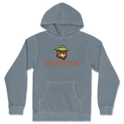 Independent Clothing Co. Hoodie Defund Smokey Bear in Blue Magic