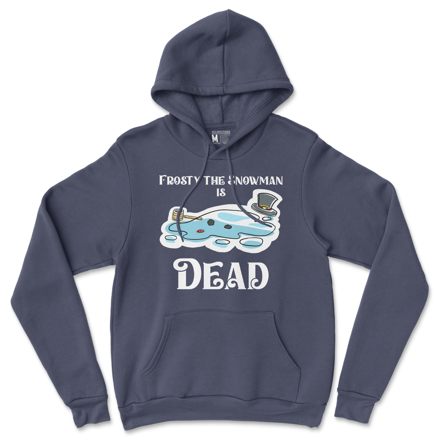 Gildan SoftStyle Hoodie Frosty is Dead  in Navy