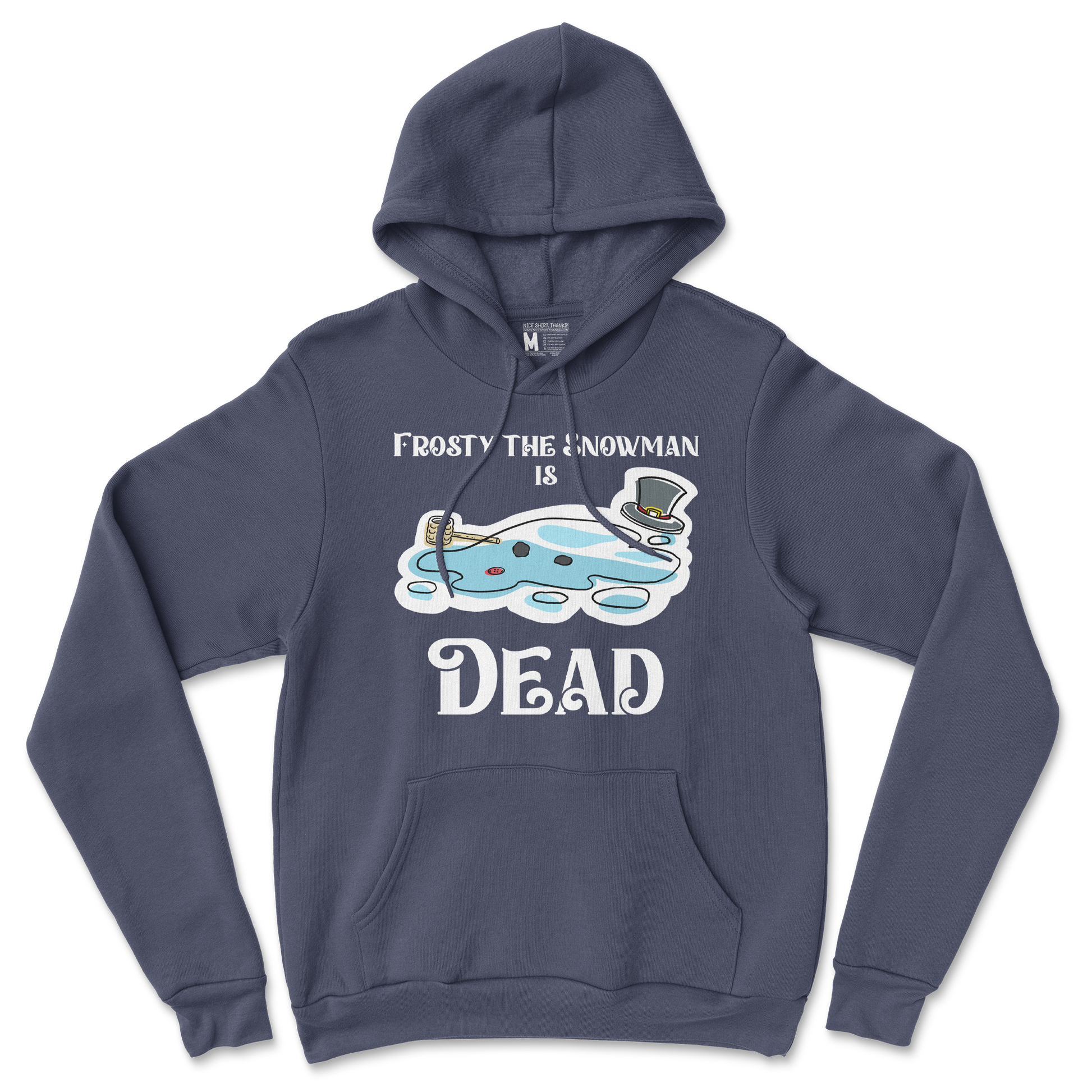 Gildan SoftStyle Hoodie Frosty is Dead  in Navy