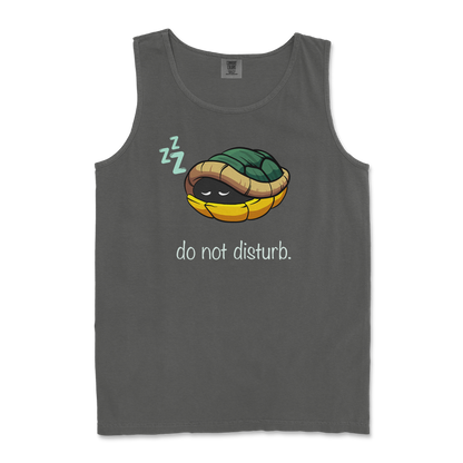 Comfort Colors Tank Top Sleepin Turtle in Pepper