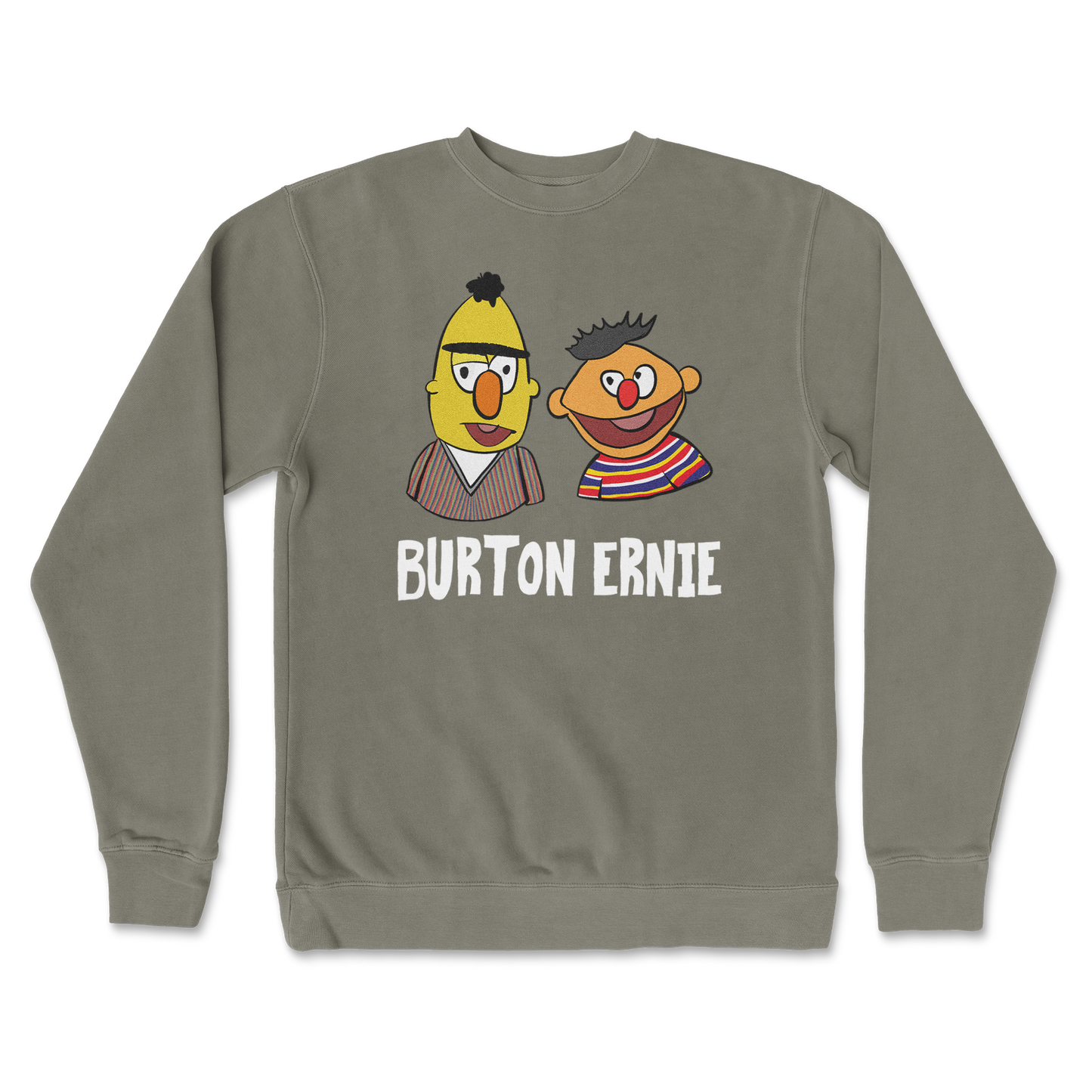 Independent Clothing Co. Crew Neck Burton Ernie in Army