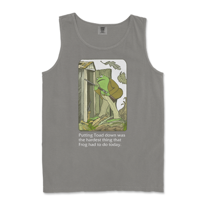 Comfort Colors Tank Top Frog and Toad  in Grey