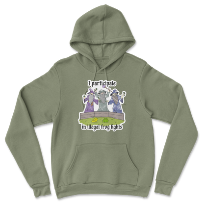 The Nice Shirt Hoodie Wizard Activities  in Military-Green