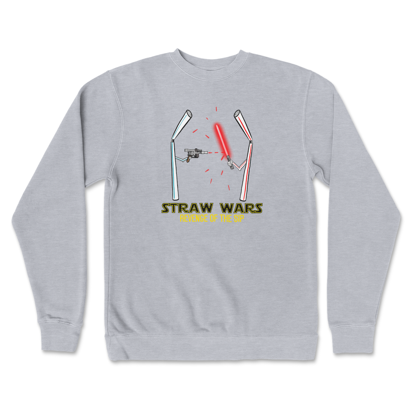 Independent Clothing Co. Crew Neck Straw Wars in GreyHeather