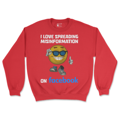 Gildan SoftStyle Crew Neck Spreadin Misinformation in Red