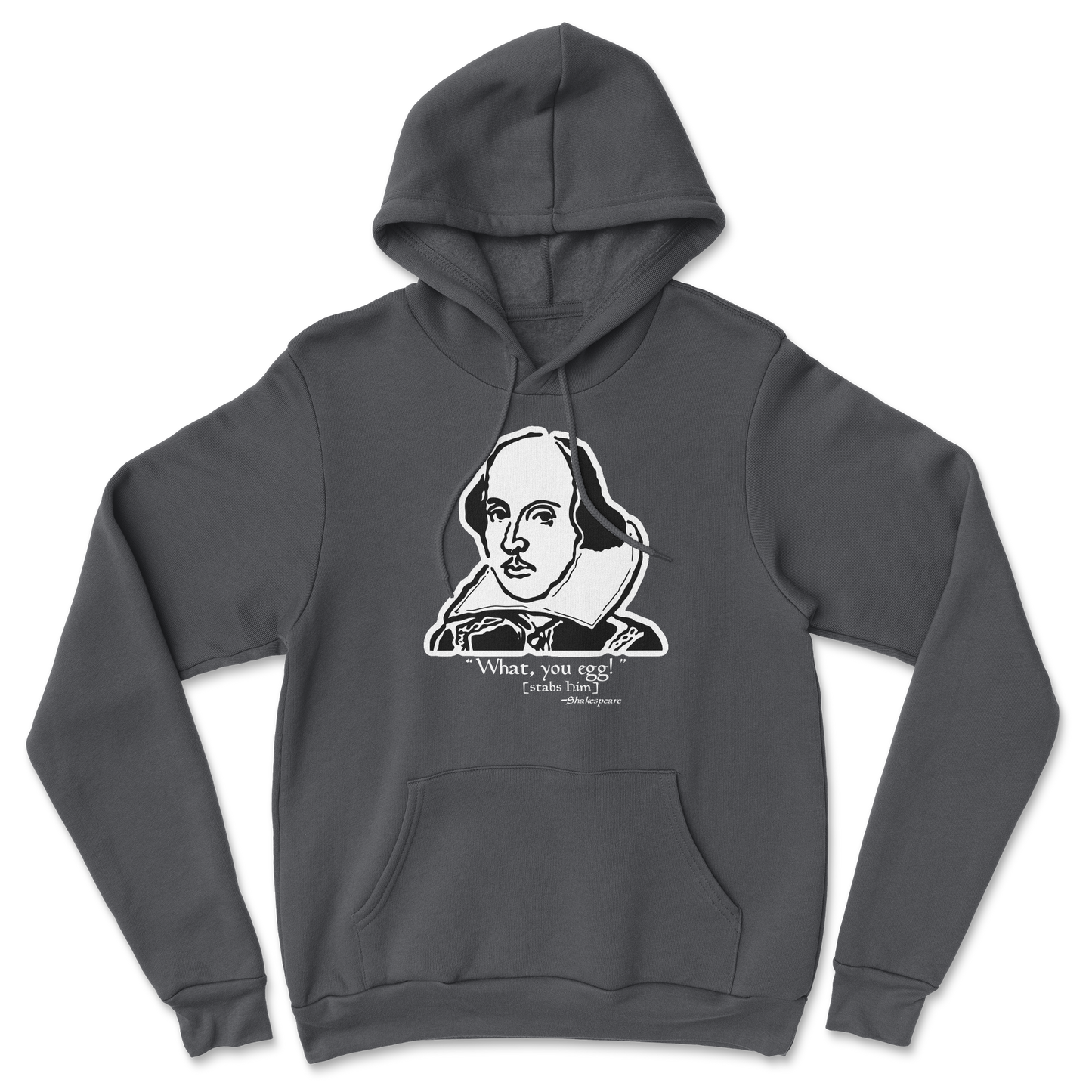 The Nice Shirt Hoodie Shakespeare Quote  in Black