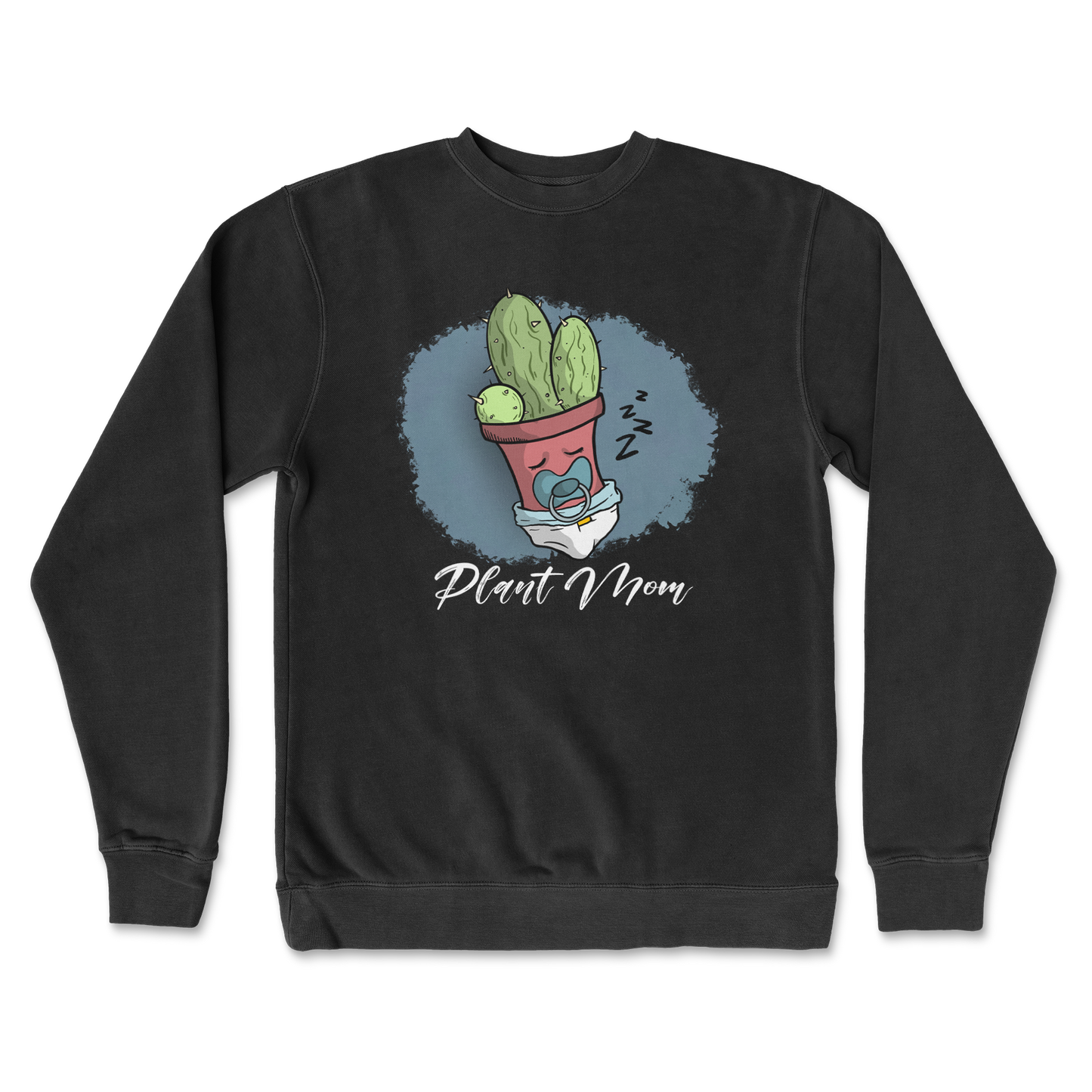 Independent Clothing Co. Crew Neck Plant Mom 2 in Black