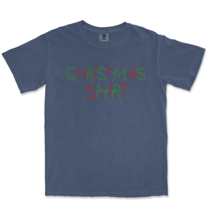 Comfort Colors T-Shirt Christmas Shirt in Midnight