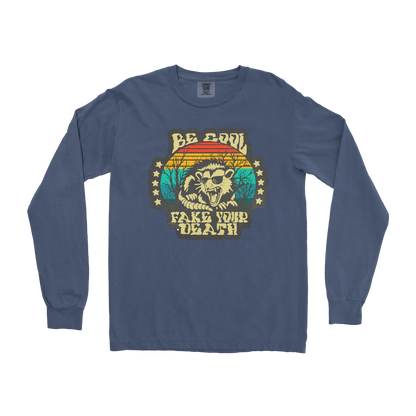 Comfort Colors Long Sleeve Fake Your Death in Midnight
