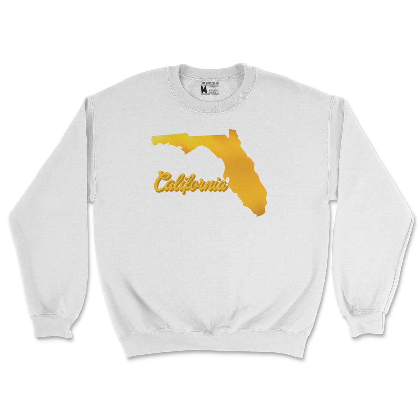 Gildan SoftStyle Crew Neck California in White