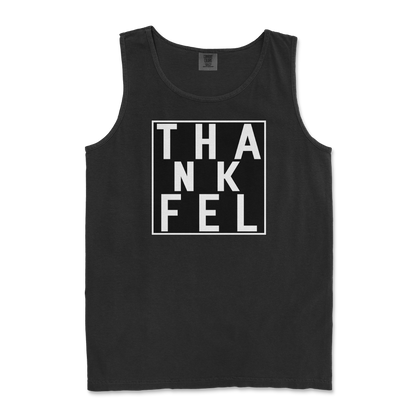 Comfort Colors Tank Top THANKFEL in Black