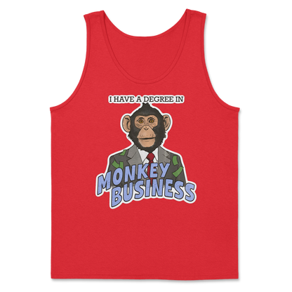 Heavy Blend Tank Top Monkey Business in Red