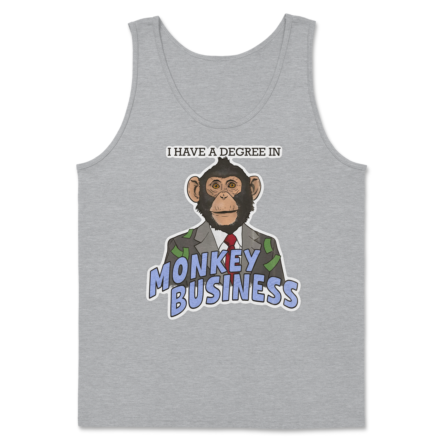 Heavy Blend Tank Top Monkey Business in Sports Grey