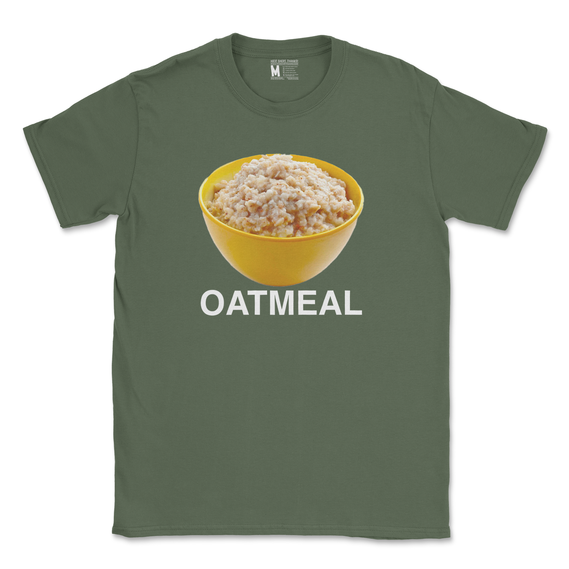 Gildan SoftStyle T-Shirt Oatmeal in Military Green