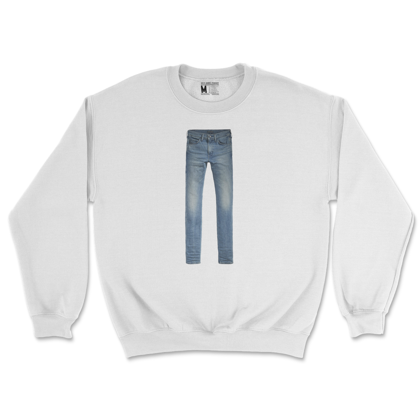 Gildan SoftStyle Crew Neck Pants in White