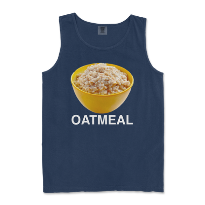 Comfort Colors Tank Top Oatmeal in TrueNavy