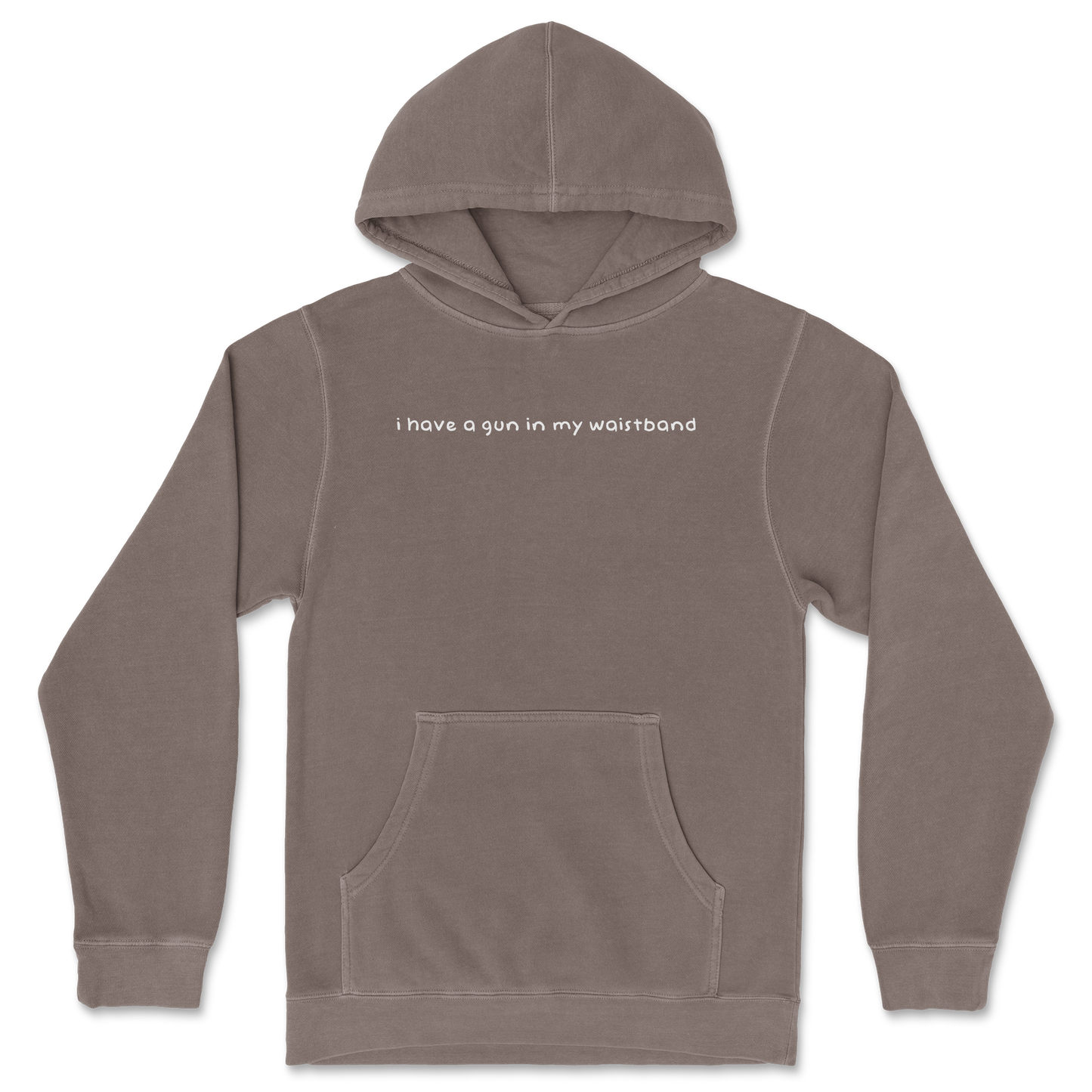 Independent Clothing Co. Hoodie Gun in The Waistband in Clay