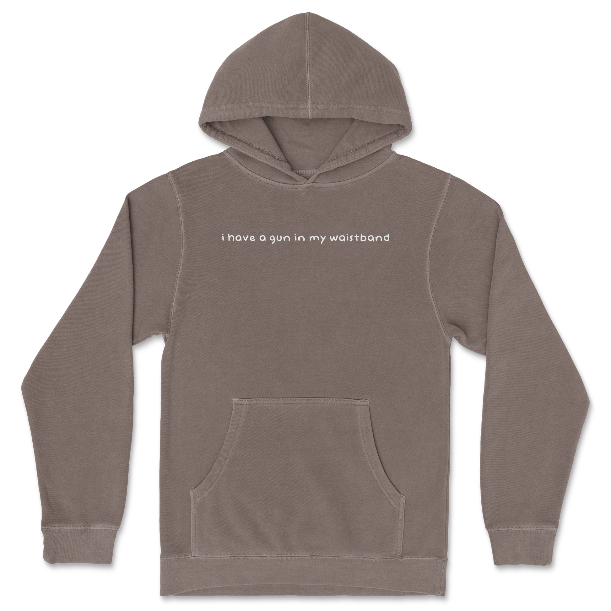 Independent Clothing Co. Hoodie Gun in The Waistband in Clay