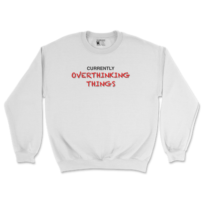 Gildan SoftStyle Crew Neck For Our Lil Overthinker in White